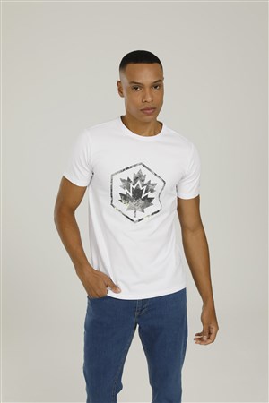 Lumberjack Erkek T-Shirt 101093335 Beyaz