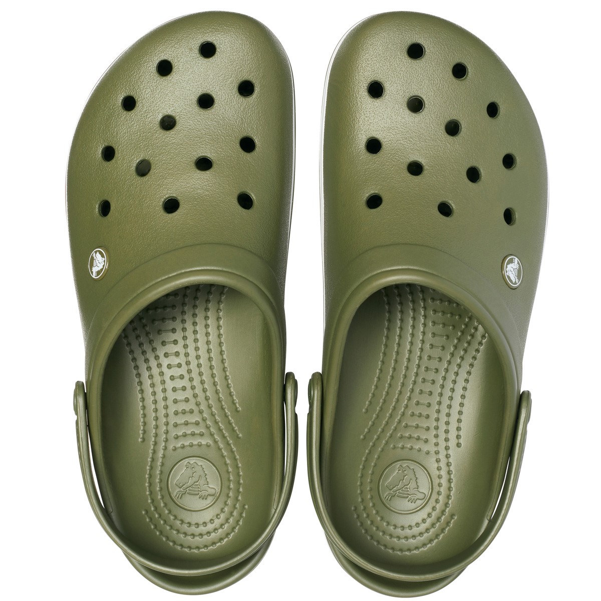 Crocs Unisex Sandalet 11016 Army Green/White