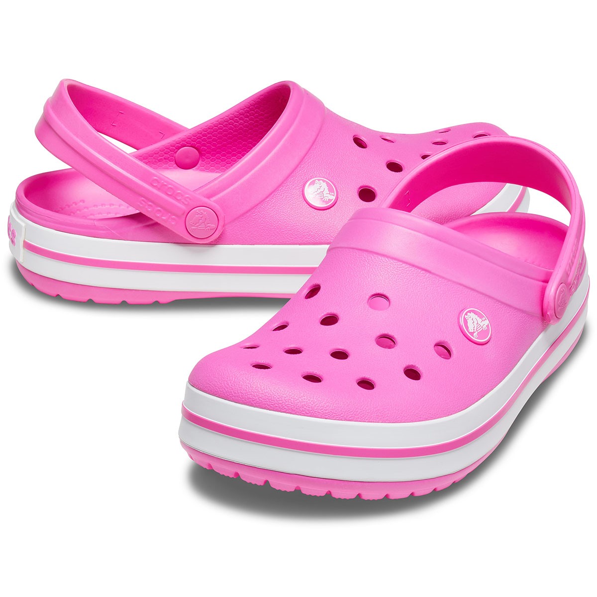Crocs Unisex Sandalet 11016 Electric Pink/White