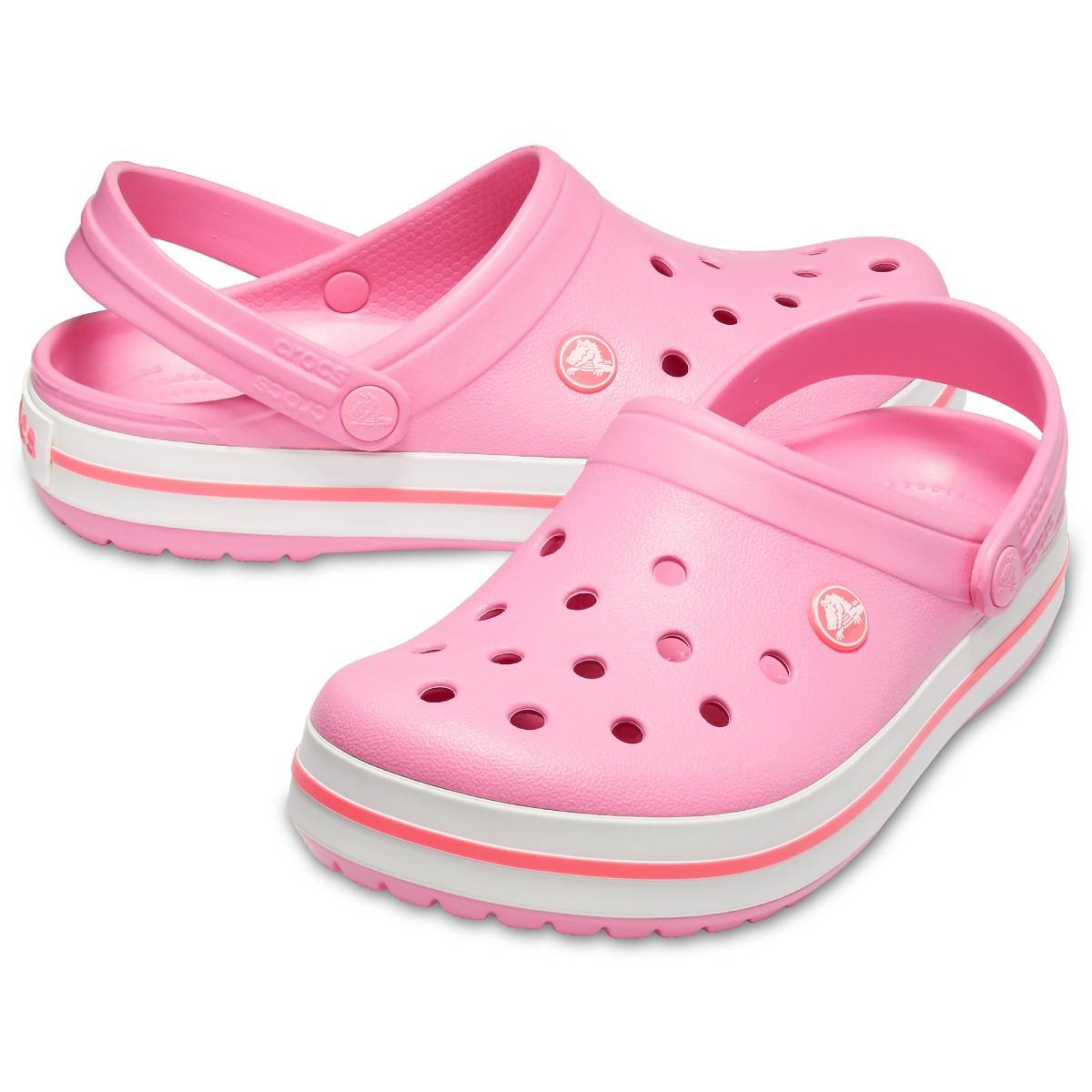 Crocs Unisex Sandalet 11016 Pink Lemonade/White