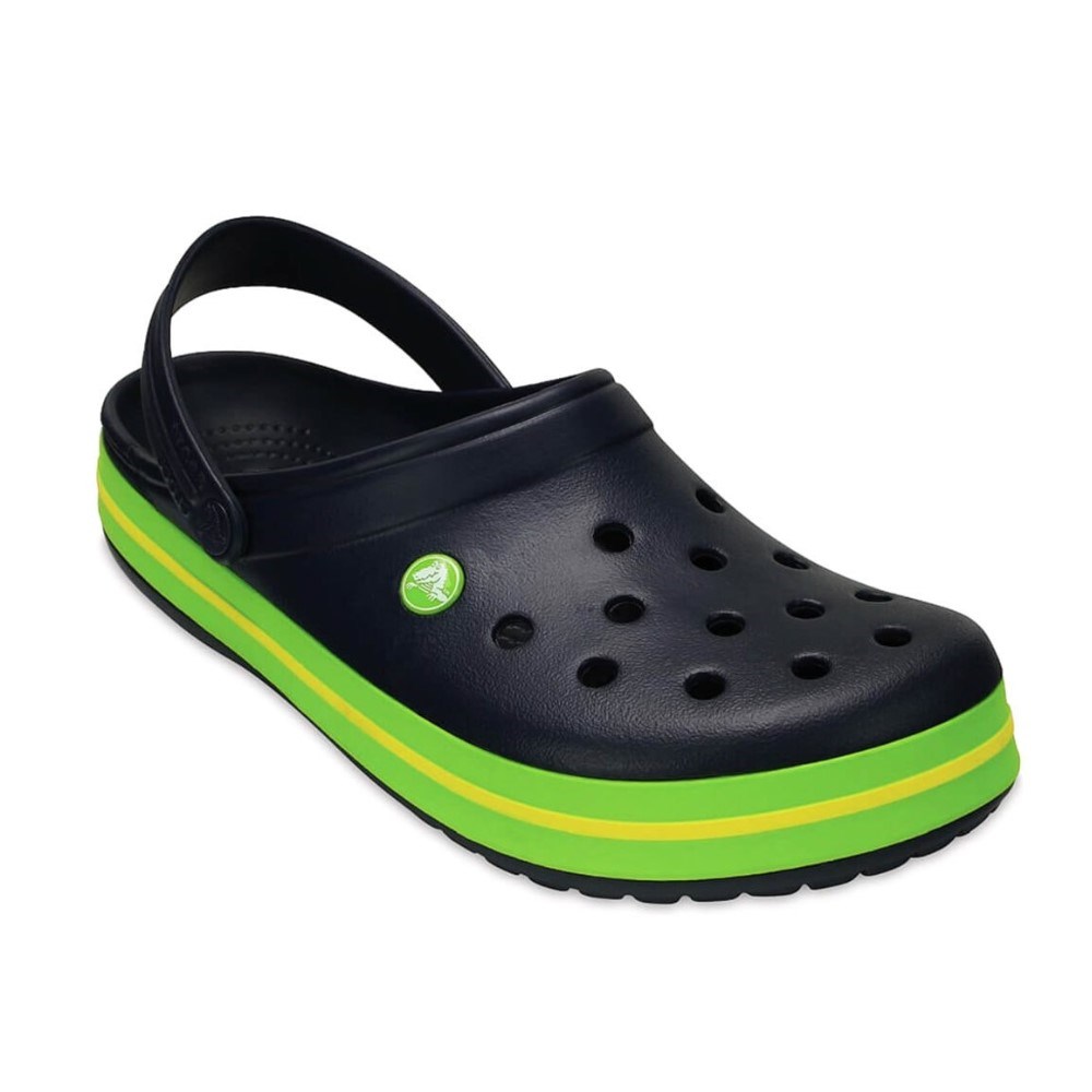 Crocs Unisex Sandalet 11016 Navy/Volt Green/Lemon