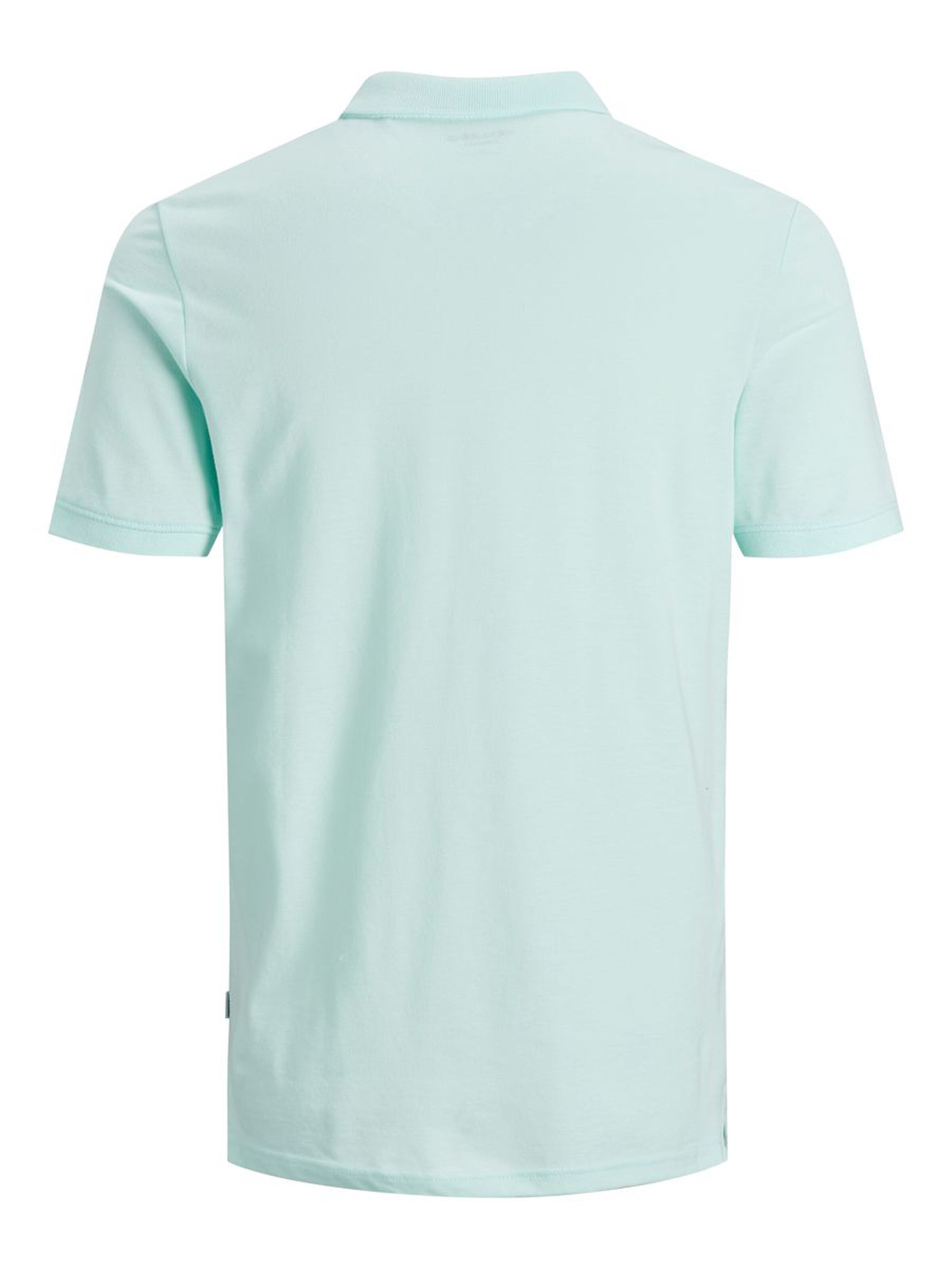 Jack Jones Erkek T-Shirt 12136516 Bleached Aqua