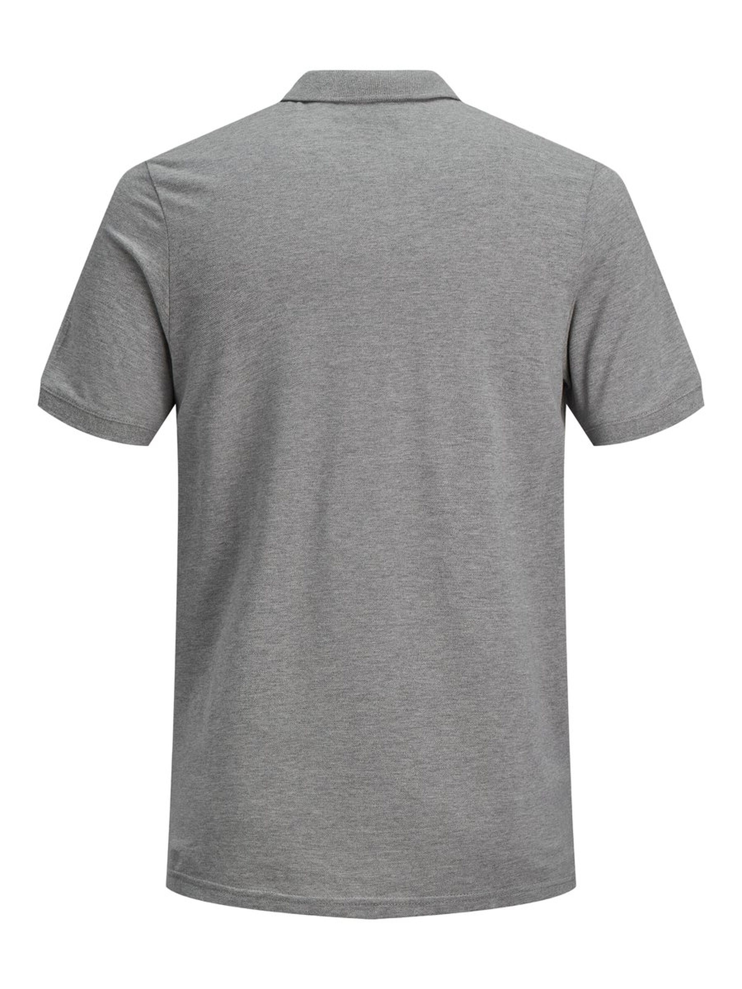 Jack Jones Erkek T-Shirt 12136516 Light Grey Melange