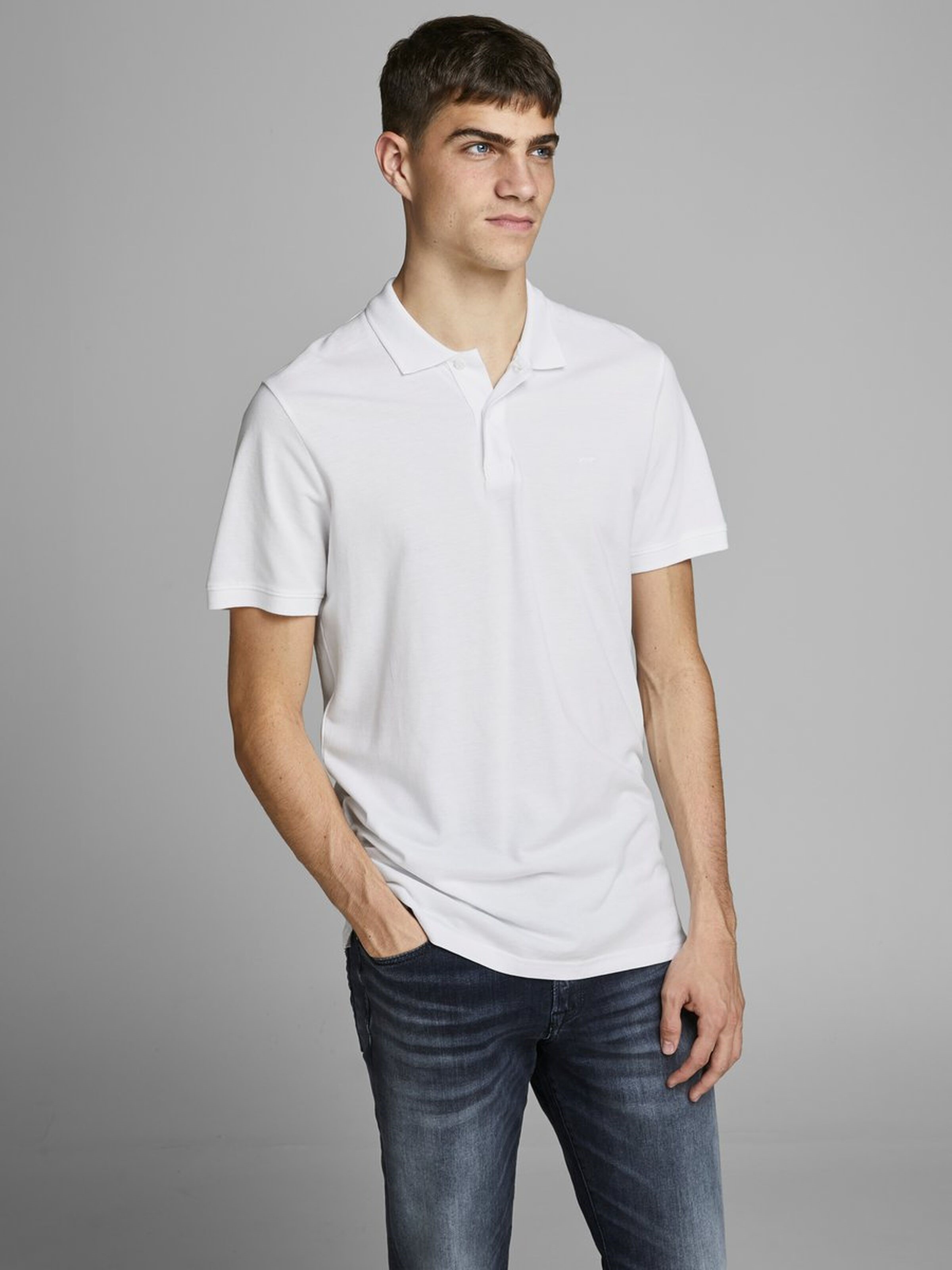 Jack Jones Erkek T-Shirt 12136516 White