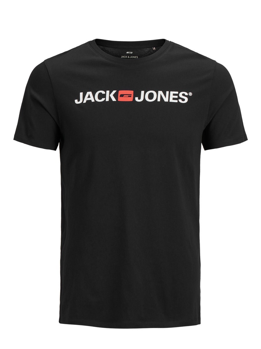 Jack Jones Erkek T-Shirt 12137126 Black