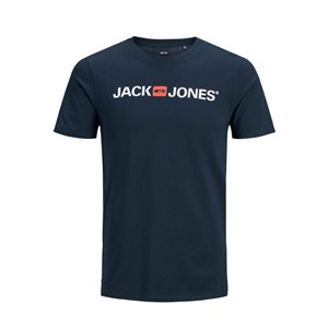 Jack Jones Erkek T-Shirt 12137126 Navy Blazer