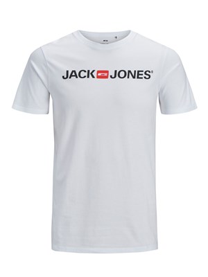 Jack Jones Erkek T-Shirt 12137126 White