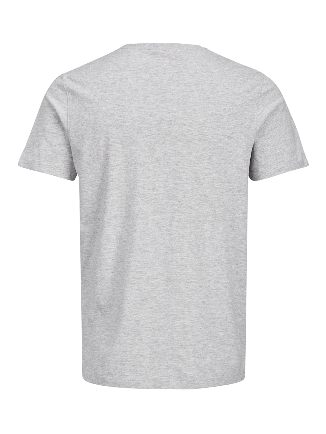 Jack Jones Erkek T-Shirt 12145139 Light Grey Melange
