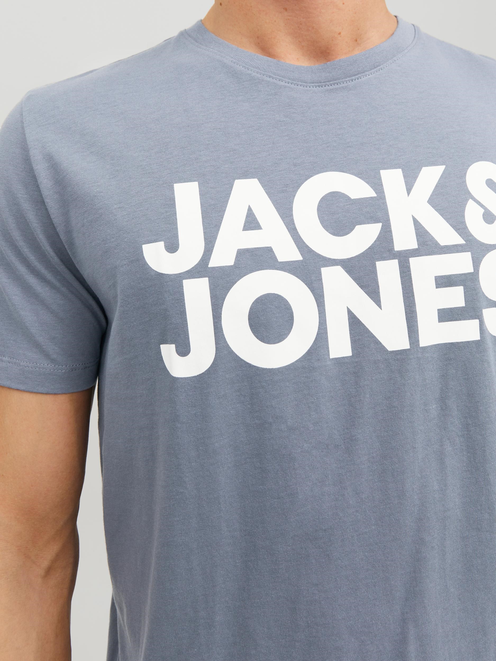Jack Jones Erkek T-Shirt 12151955 Flint Stone