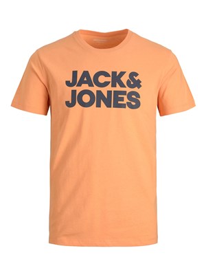 Jack Jones Erkek T-Shirt 12151955 Pumpkin
