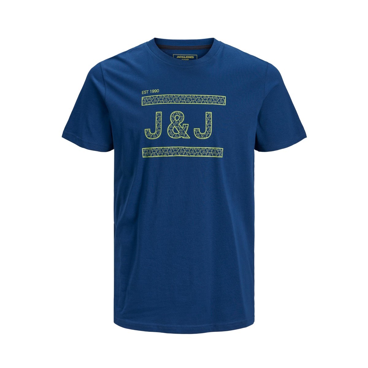 Jack Jones Erkek T-Shirt 12167303 Navy Peony