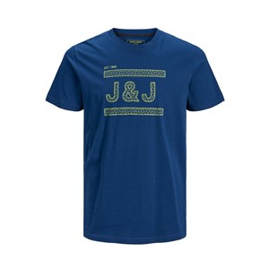 Jack Jones Erkek T-Shirt 12167303 Navy Peony