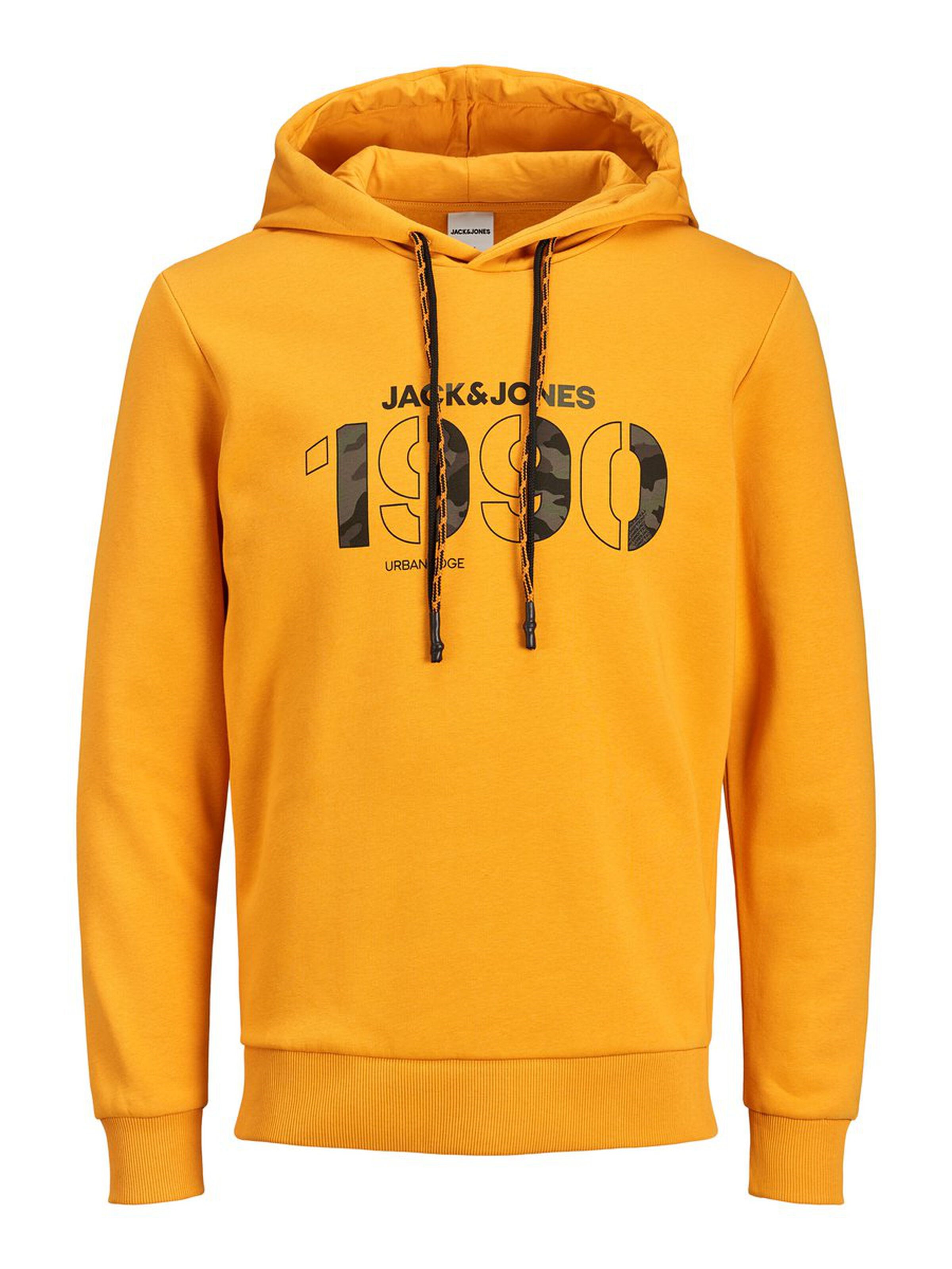 Jack Jones Erkek S-Shirt 12175303 Golden Orange