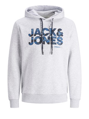 Jack Jones Erkek S-Shirt 12175303 Light Grey Melange