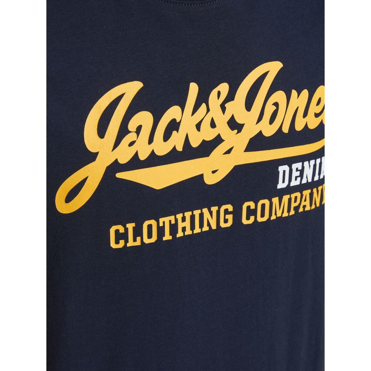 Jack Jones Erkek T-Shirt 12180867 Navy Blazer