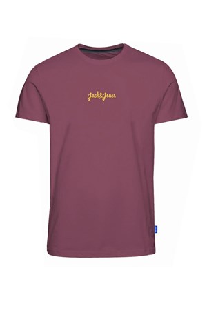Jack Jones Erkek T-Shirt 12185790 Hawthorn Rose