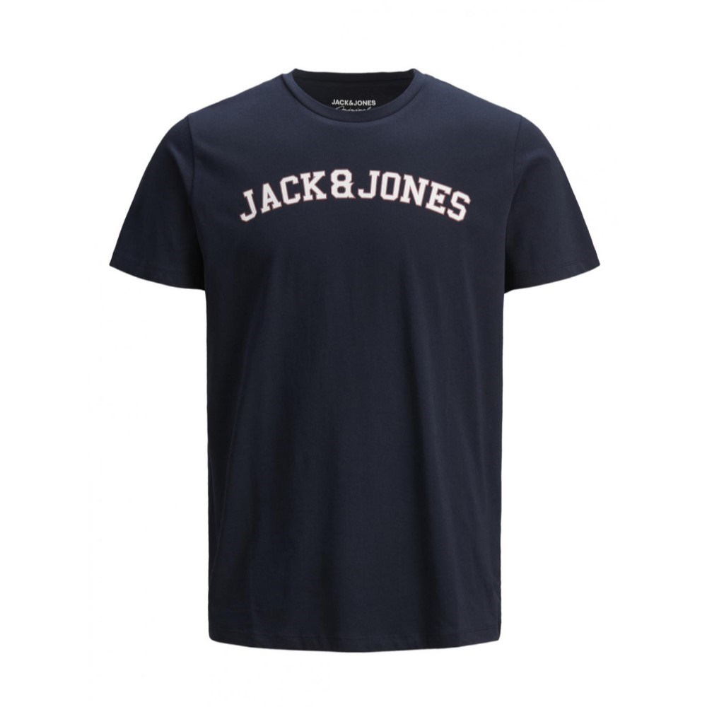 Jack Jones Erkek T-Shirt 12186317 Navy Blazer