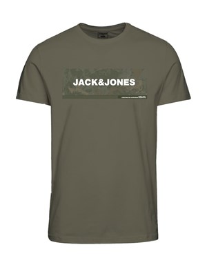 Jack Jones Erkek T-Shirt 12188029 Deep Lichen Green
