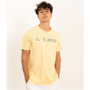 Jack Jones Erkek T-Shirt 12188461 Sahara Sun