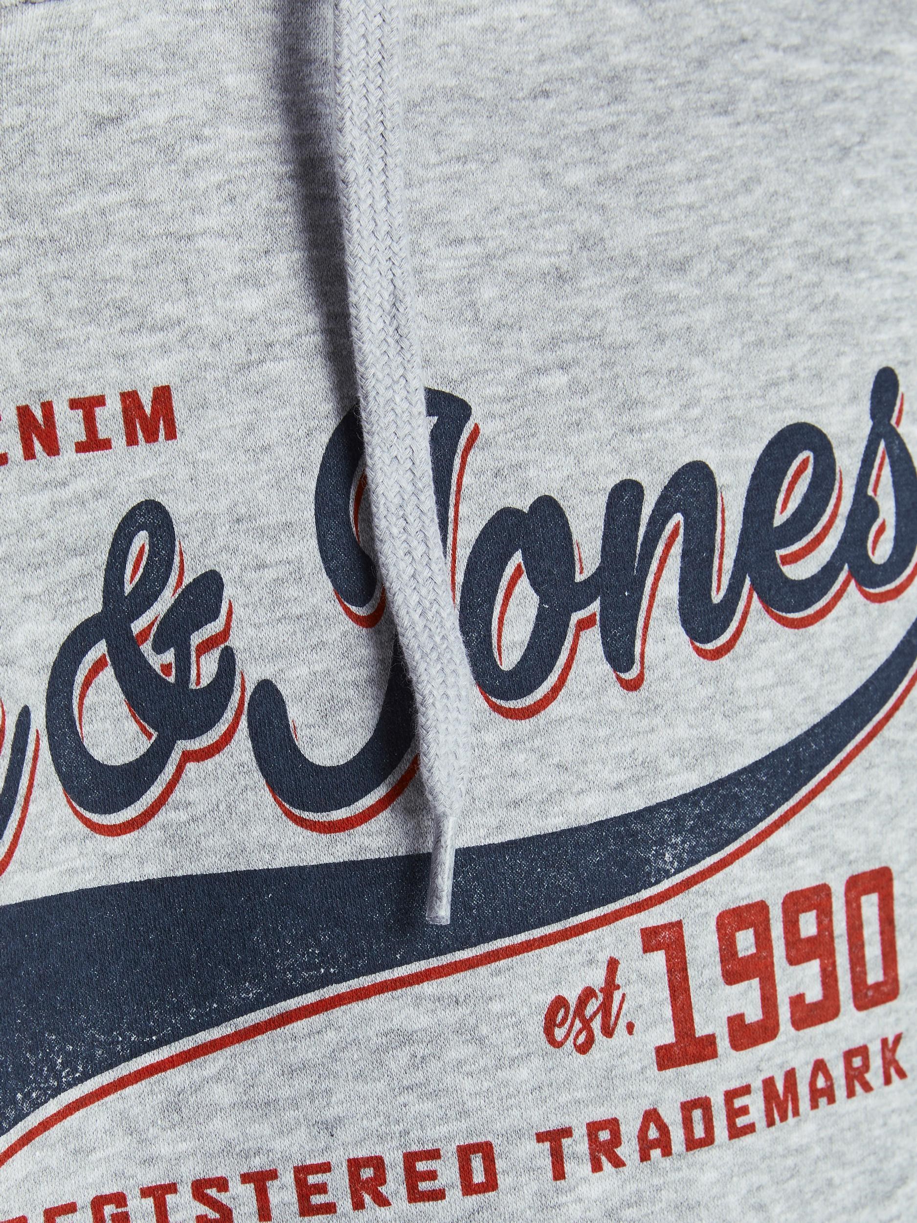 Jack Jones Erkek S-Shirt 12189736 Light Grey Melange