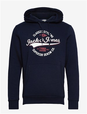 Jack Jones Erkek S-Shirt 12189736 Navy Blazer