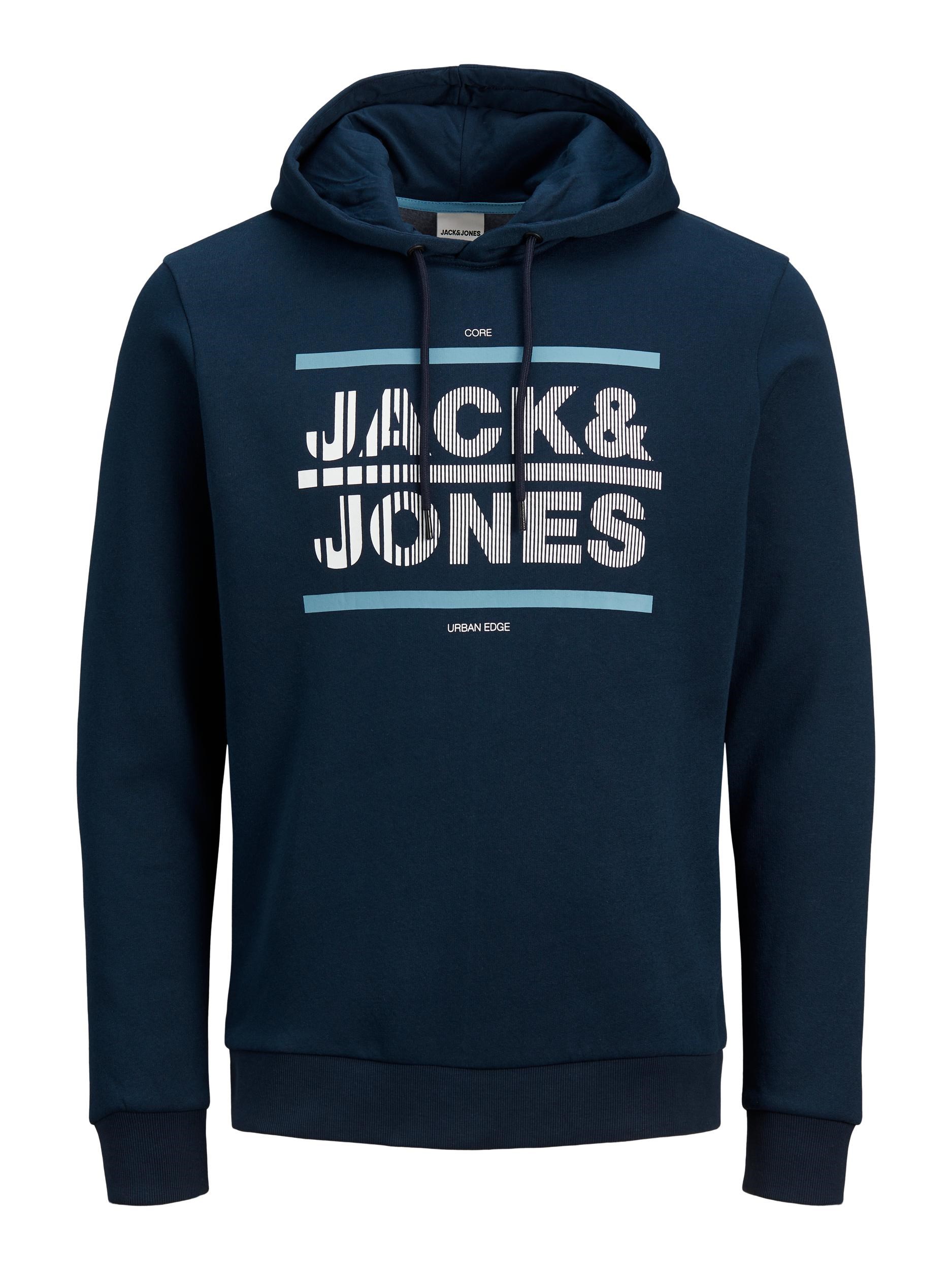 Jack Jones Erkek S-Shirt 12191028 Navy Blazer