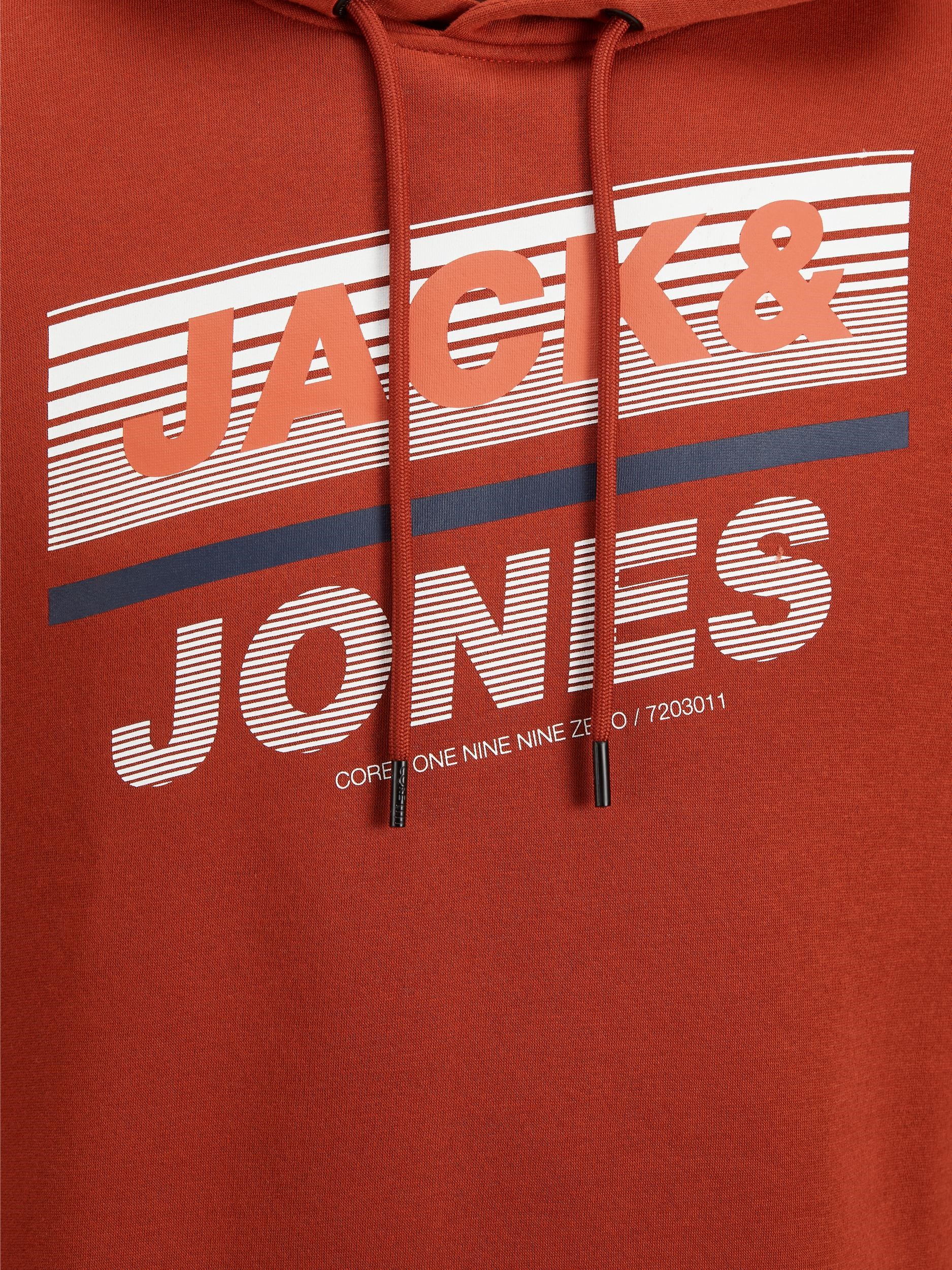 Jack Jones Erkek S-Shirt 12191028 Red Ochre