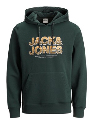 Jack Jones Erkek S-Shirt 12191115 Darkest Spruce