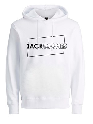 Jack Jones Erkek S-Shirt 12201849 White