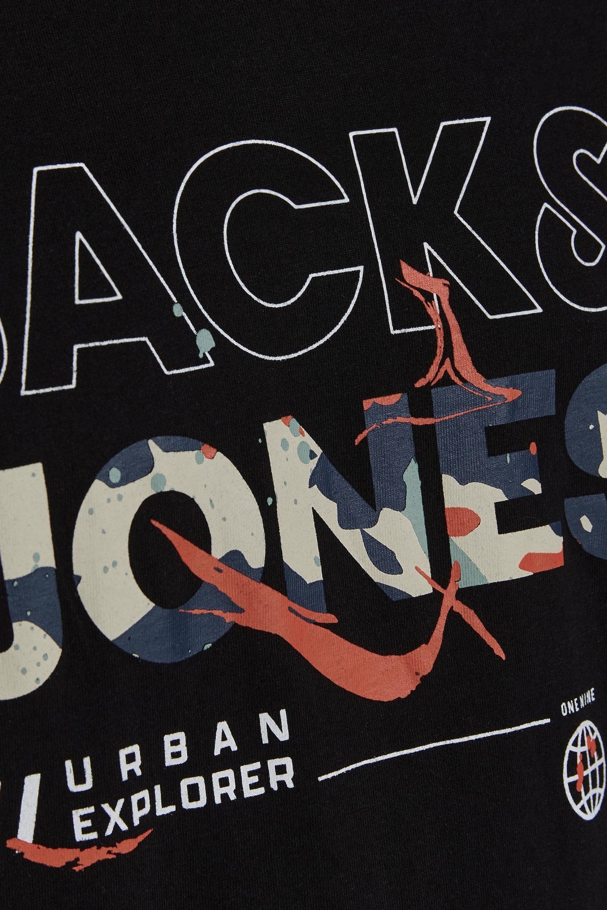 Jack Jones Erkek T-Shirt 12205244 Black