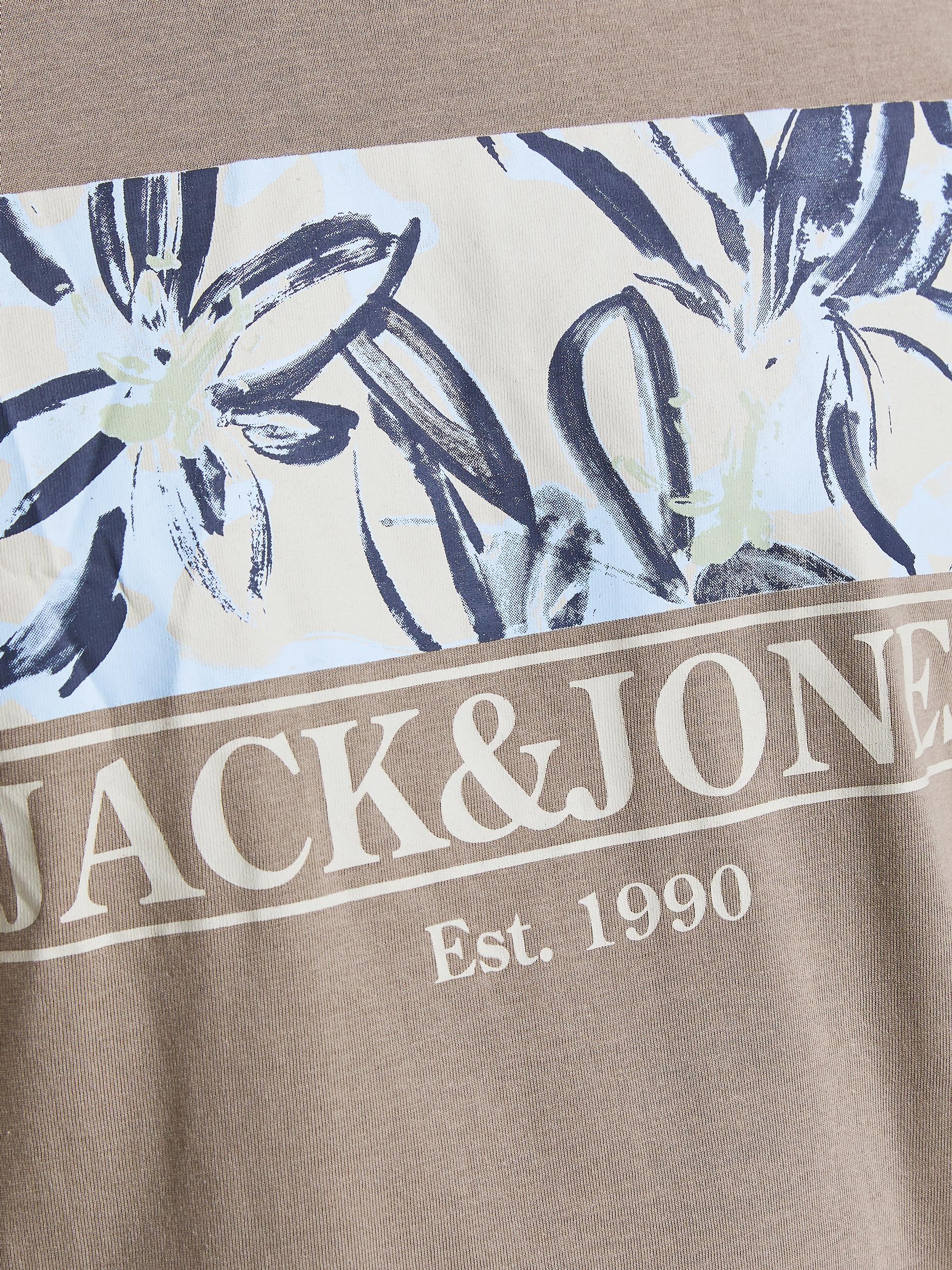 Jack Jones Erkek T-Shirt 12205874 Fungi