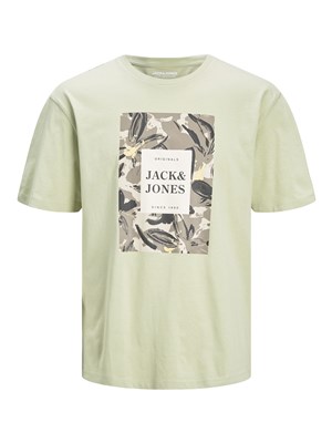 Jack Jones Erkek T-Shirt 12205874 Swamp