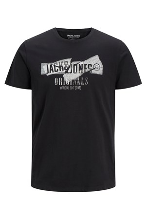 Jack Jones Erkek T-Shirt 12205944 Black
