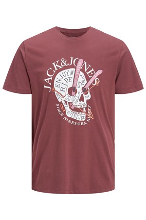 Jack Jones Erkek T-Shirt 12207472 Catawba Grape