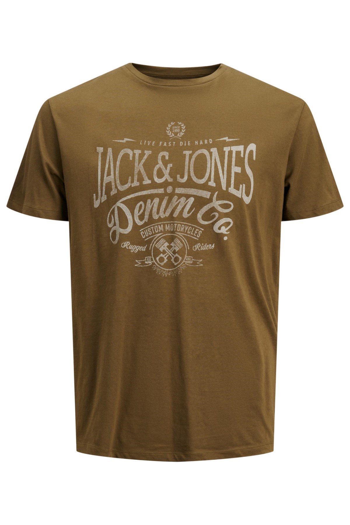 Jack Jones Erkek T-Shirt 12208452 Dark Olive