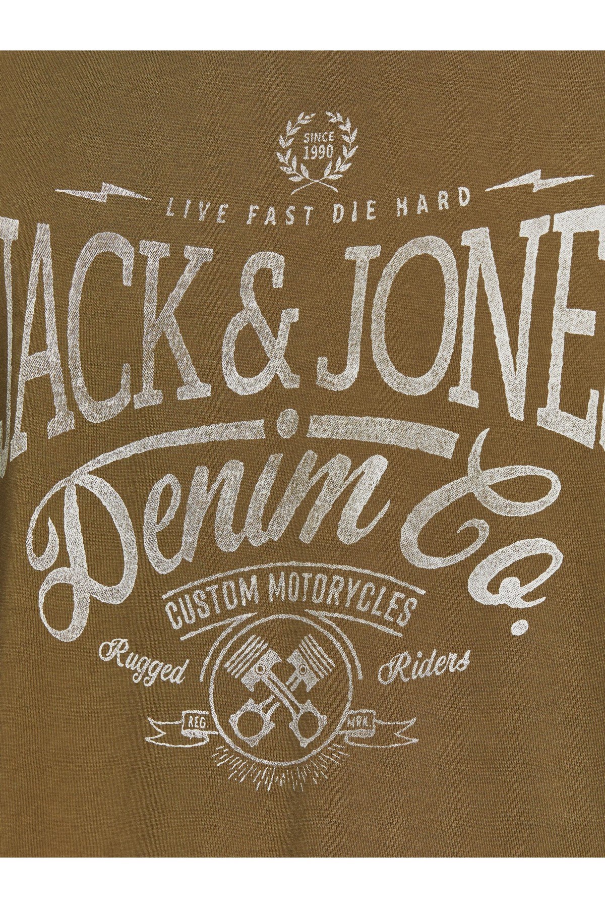 Jack Jones Erkek T-Shirt 12208452 Dark Olive