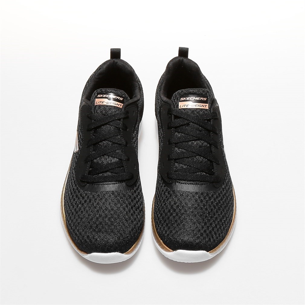 Skechers Kadın Ayakkabı 12606 Siyah/Pembe Altın