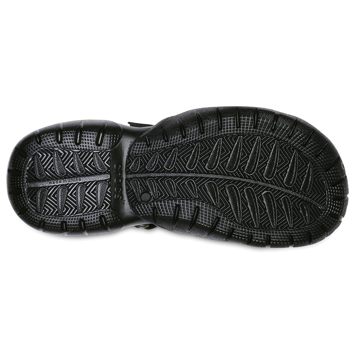 Crocs Erkek Sandalet 15041 Slate Grey/Tennis Ball Green