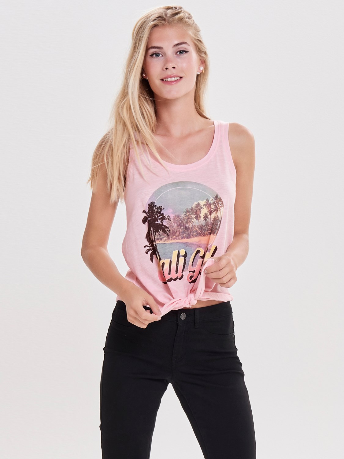 Only Kadın T-Shirt 15157916 Orchid Pink