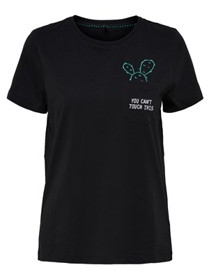 Only Kadın T-Shirt 15173738 Black
