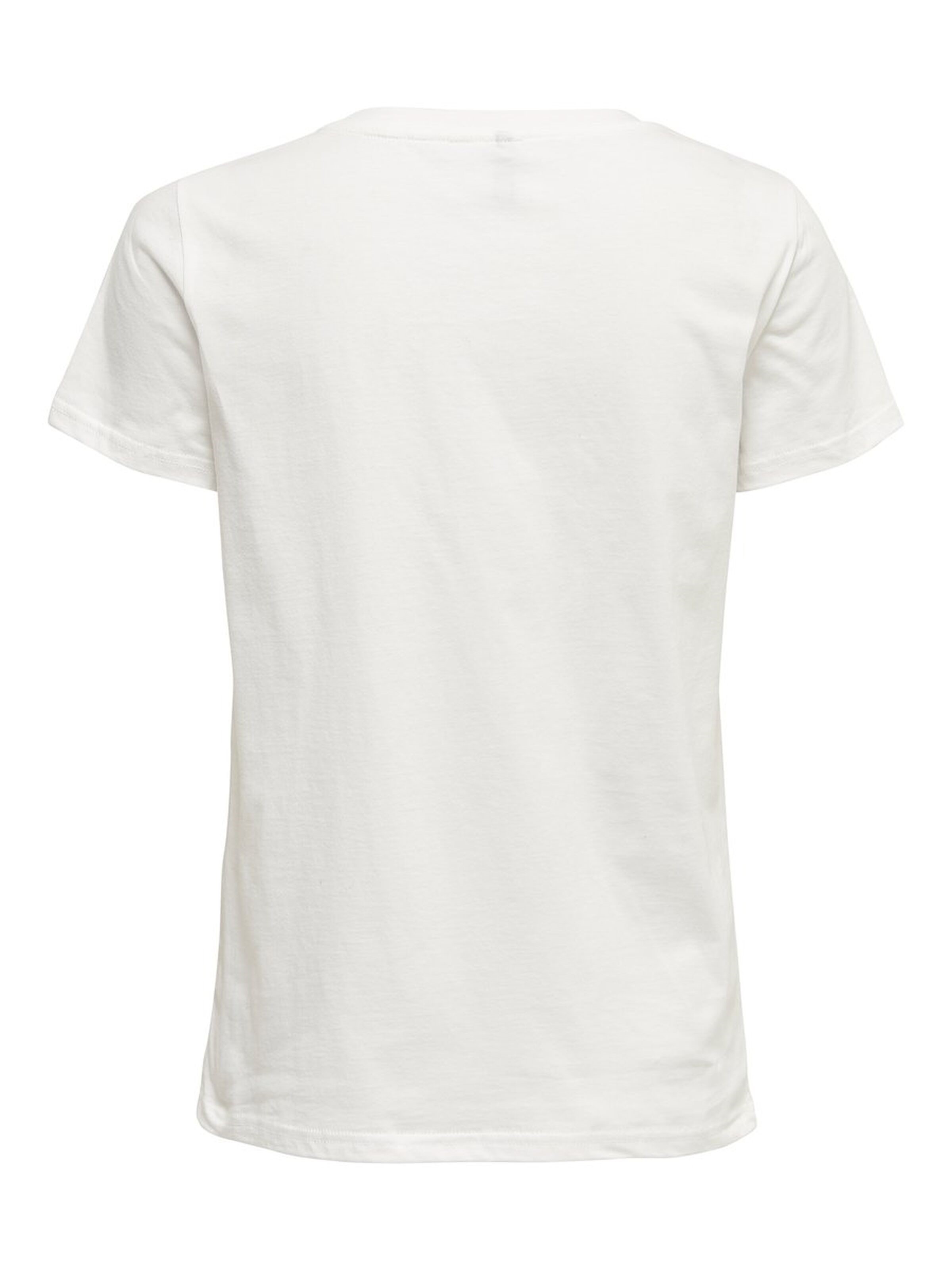 Only Kadın T-Shirt 15199776 Bright White