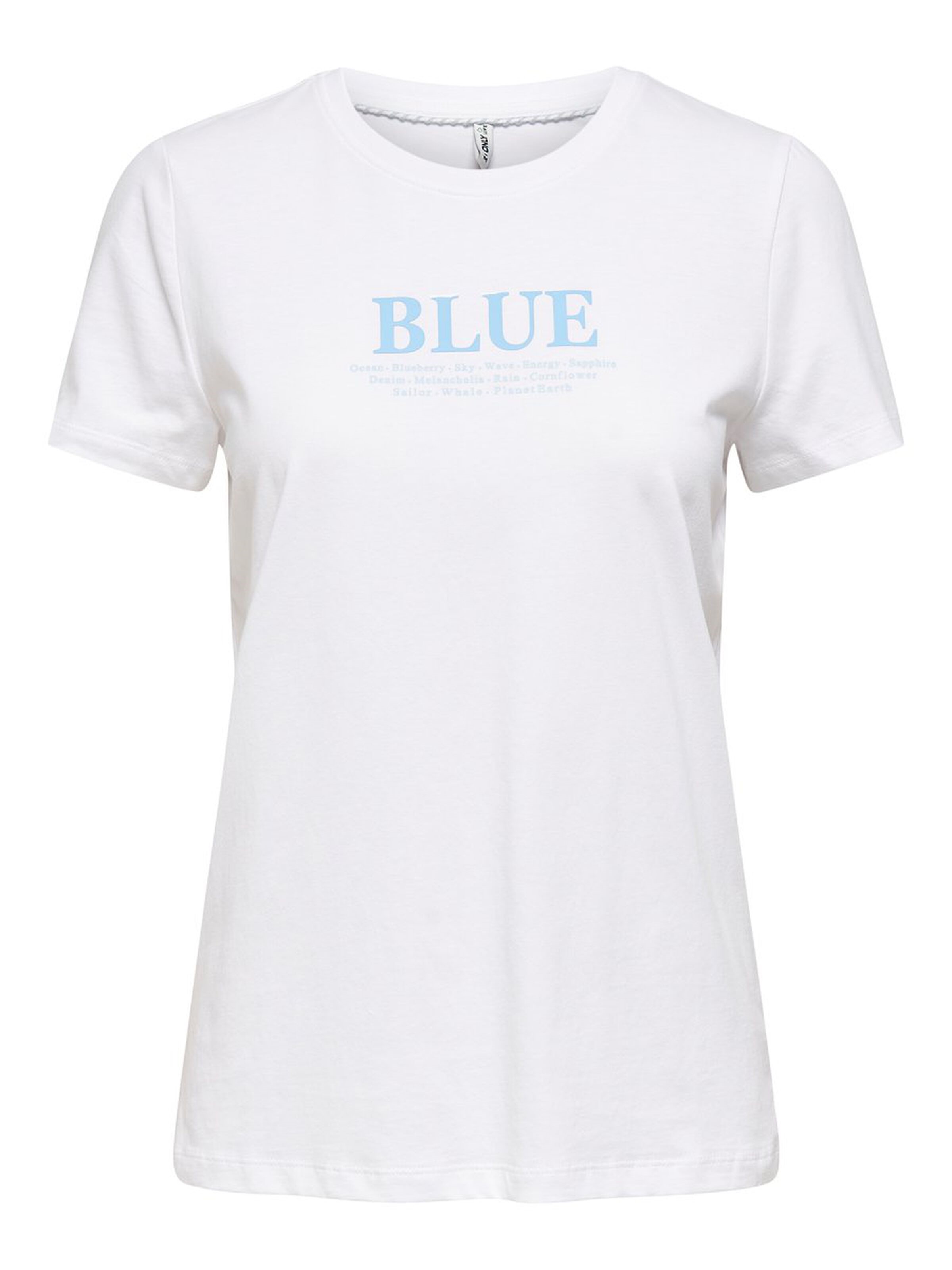 Only Kadın T-Shirt 15203614 Bright White