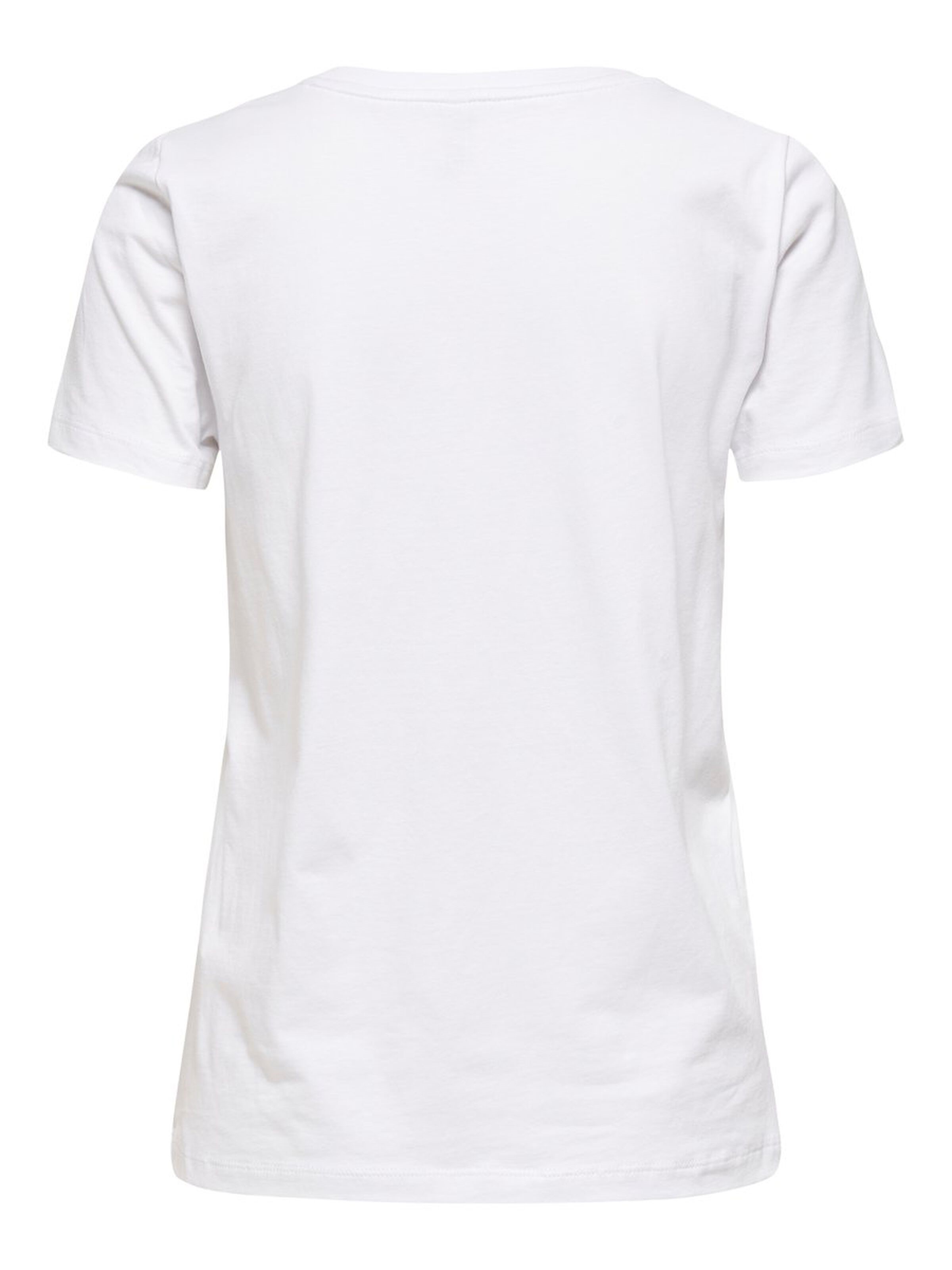 Only Kadın T-Shirt 15203614 Bright White