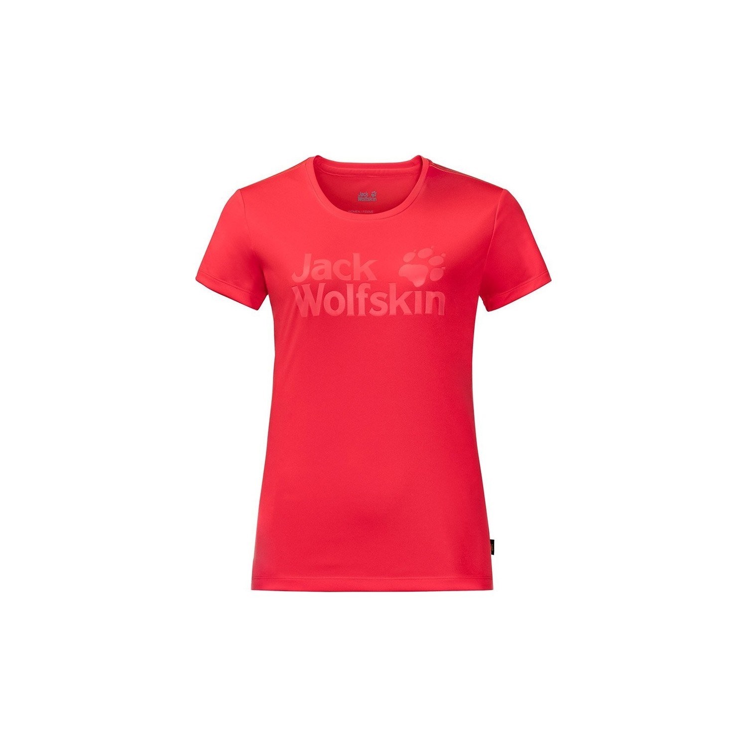 Jack Wolfskin Kadın T-Shirt 1805541 Tulip Red