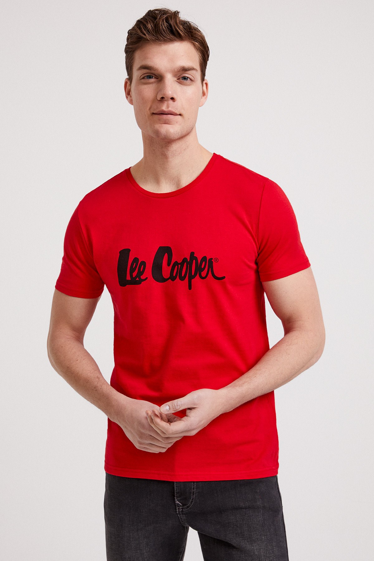 Lee Cooper Erkek T-Shirt 202 LCM 242011 Kırmızı