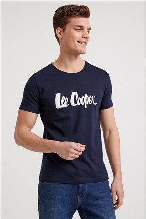 Lee Cooper Erkek T-Shirt 202 LCM 242011 K. Lacivert