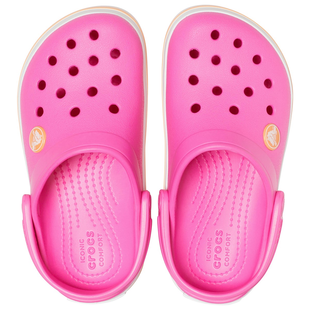 Crocs Sandalet 204537 Electric Pink/Cantaloupe