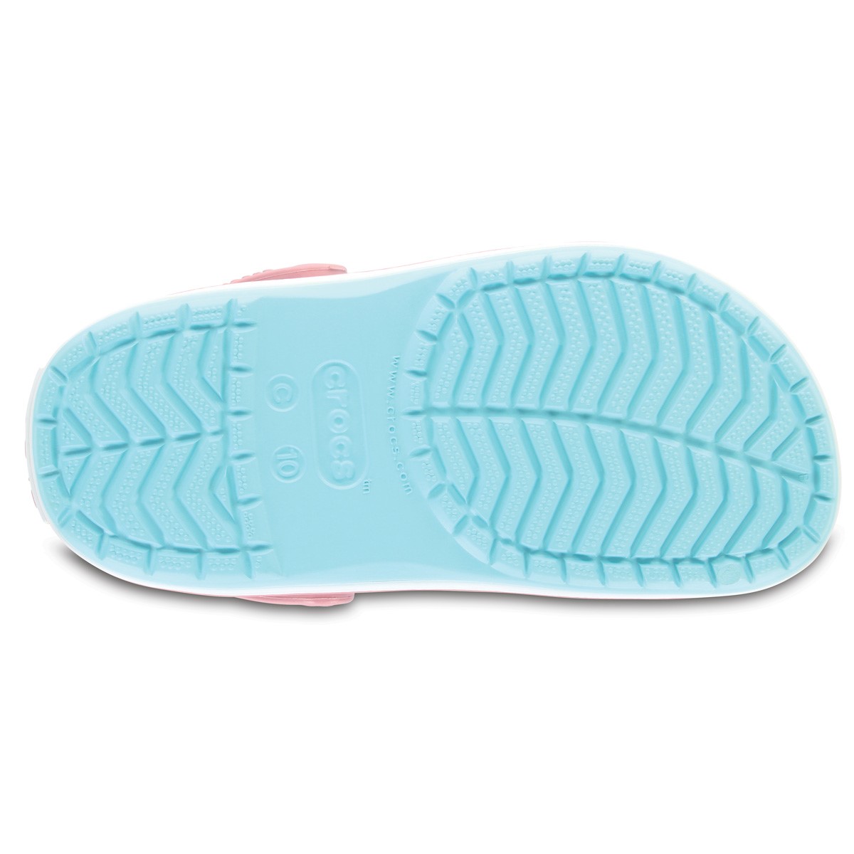 Crocs Sandalet 204537 Ice Blue/White