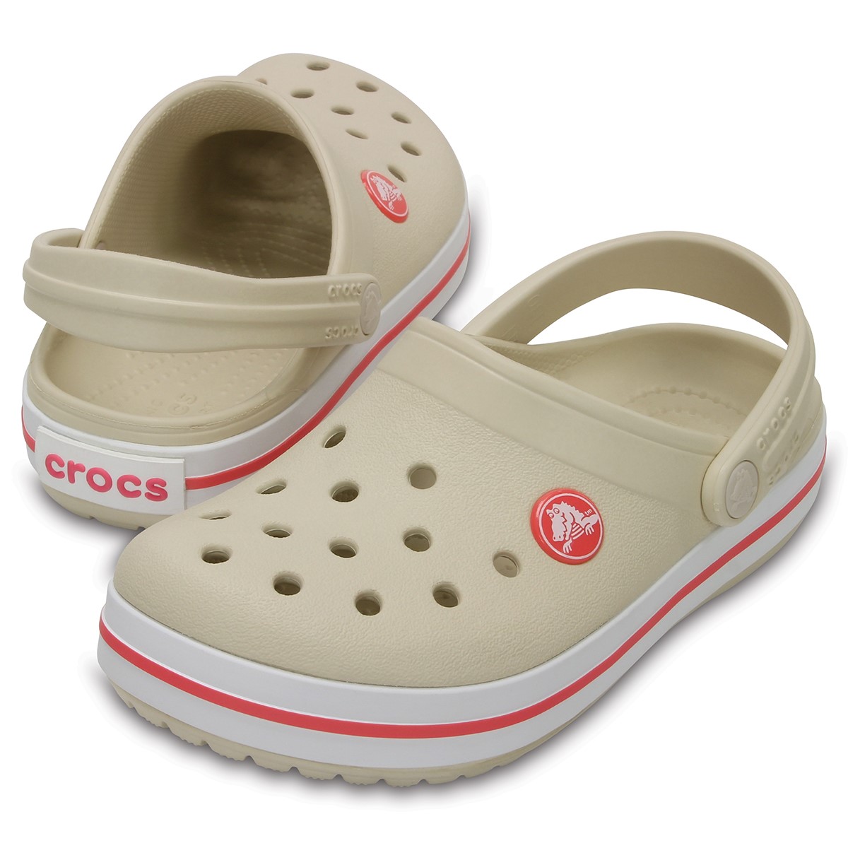 Crocs Sandalet 204537 Stucco/Melon
