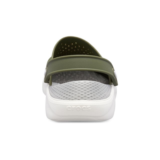 Crocs Unisex Sandalet 204592 Army Green/White